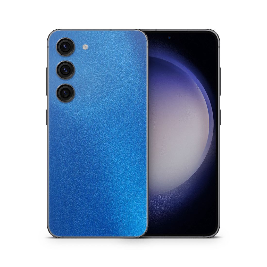 Galaxy S23 Skin Matt Blau Metallic