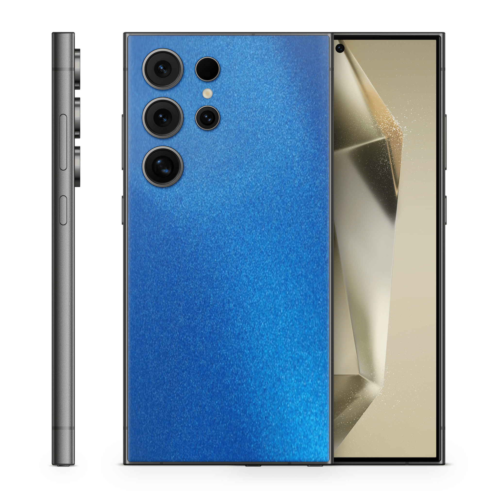 Galaxy S24 Ultra Skin Matt Blau Metallic