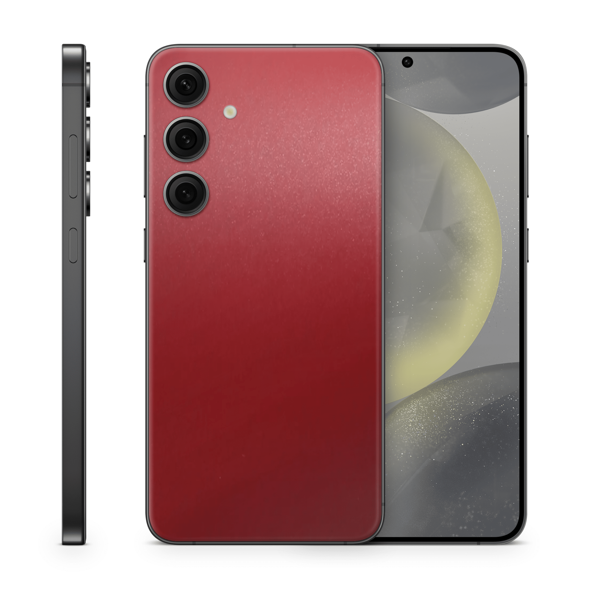 Galaxy S24 Plus Skin Matt Rot Metallic