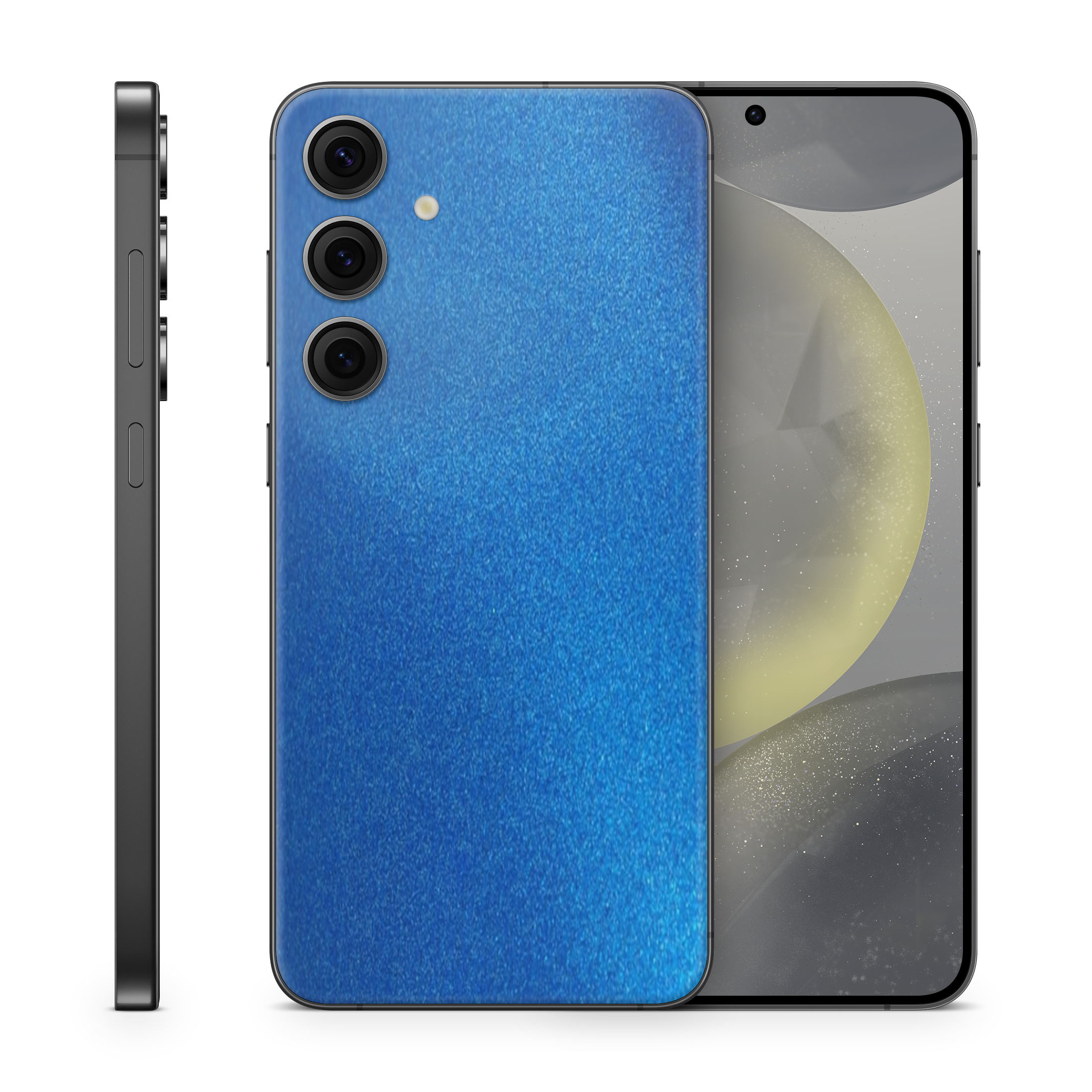 Galaxy S25 Skin Matte Blau Metallic