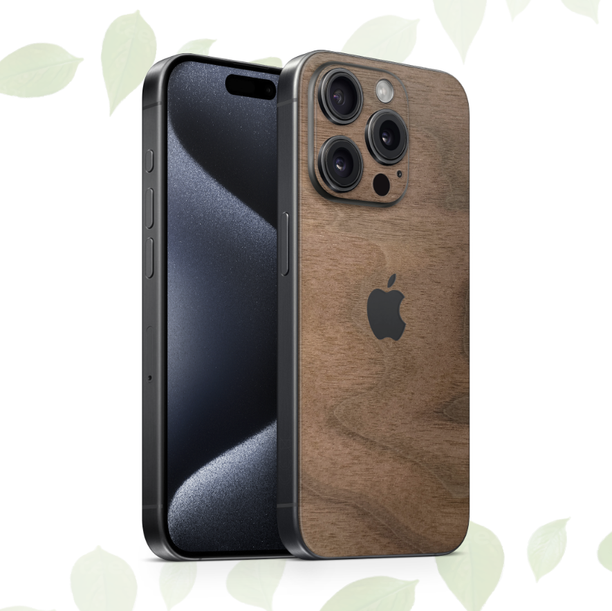 iPhone 15 Pro Max Skin Holz Nuss