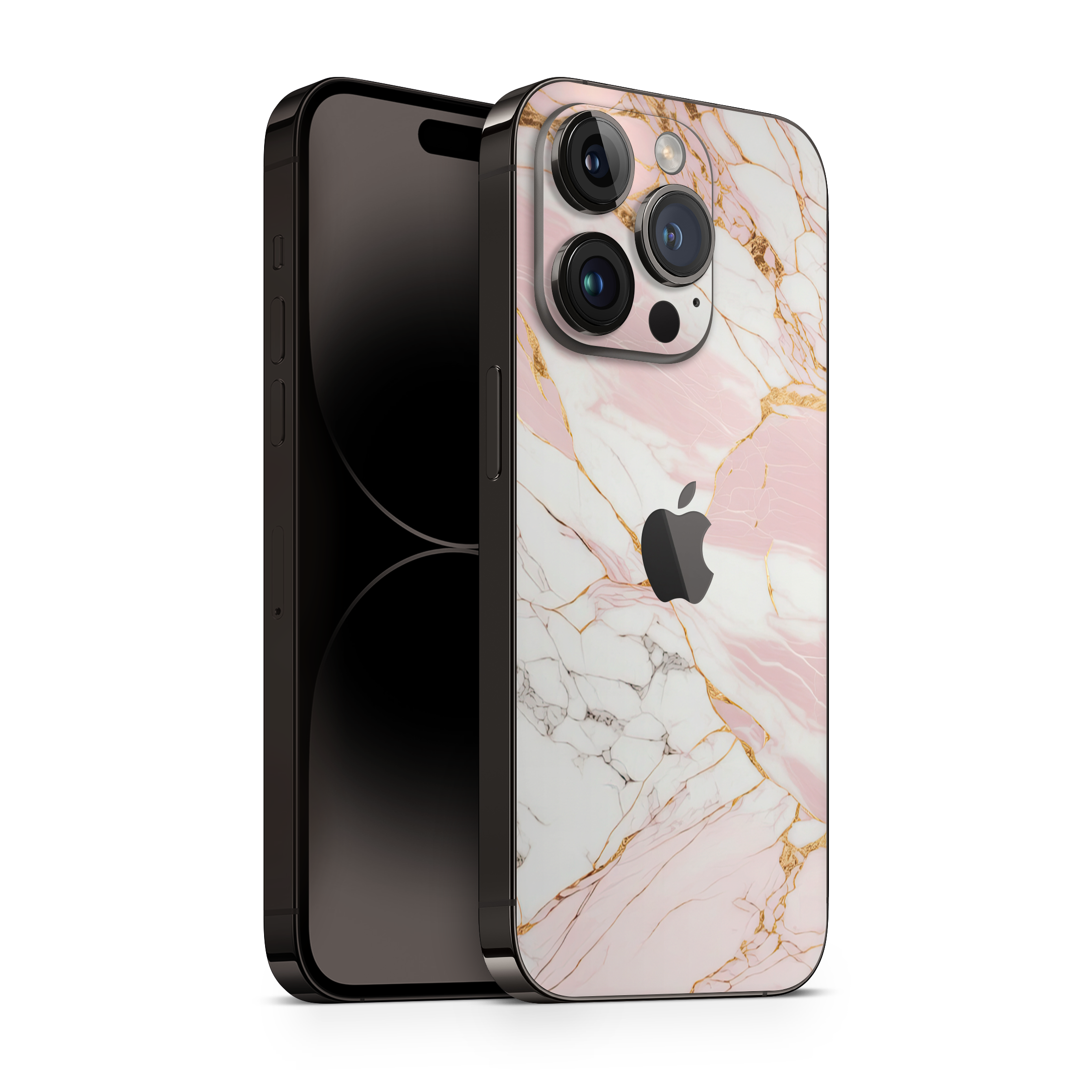 iPhone 16 Pro Skin Pink Marble