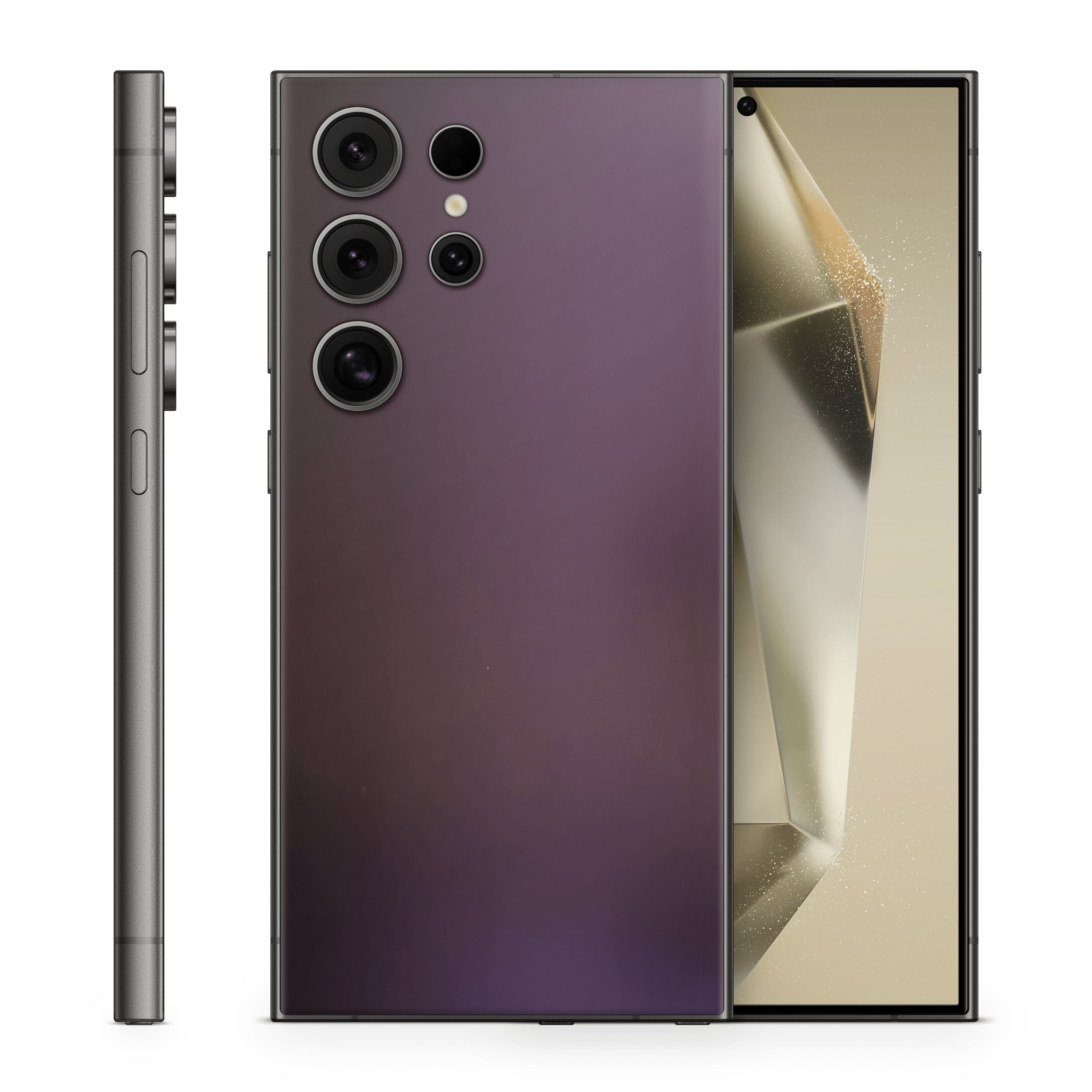 Galaxy S24 Ultra Skin Matte Purple Black
