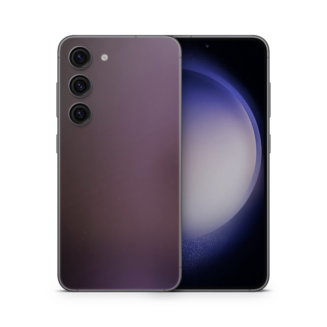 Galaxy S23 Skin Matte Purple Black