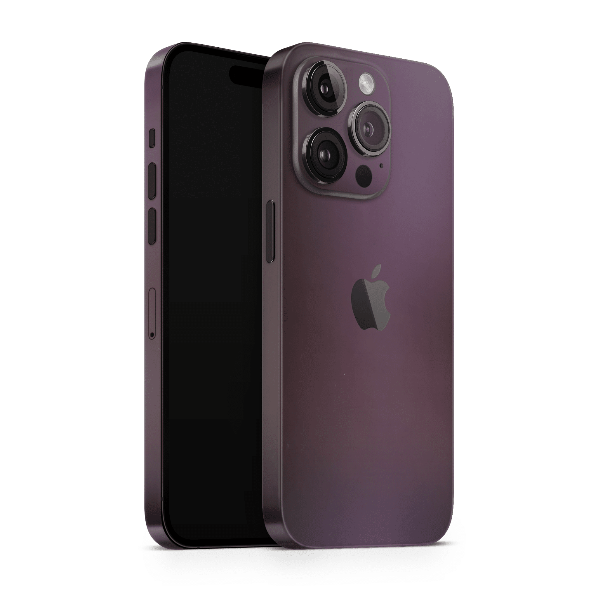 iPhone 12 Pro Max Skin Matte Purple Black