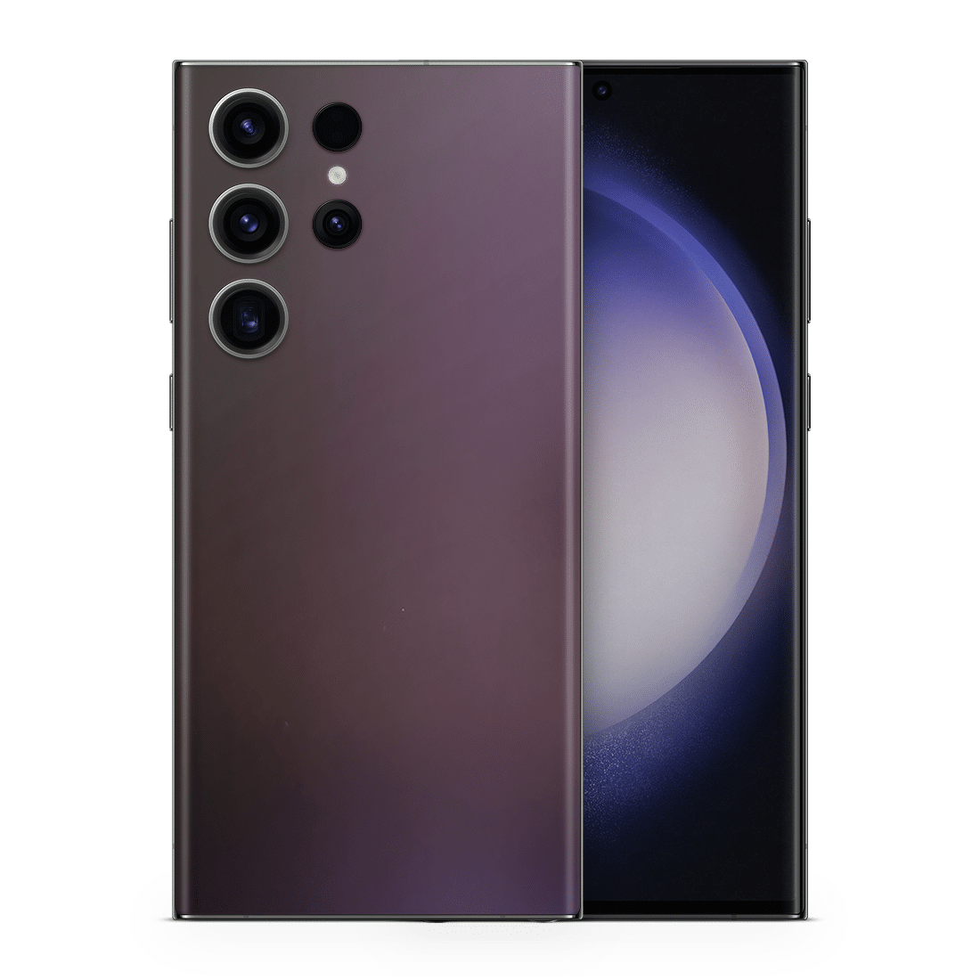 Galaxy S23 Ultra Skin Matte Purple Black