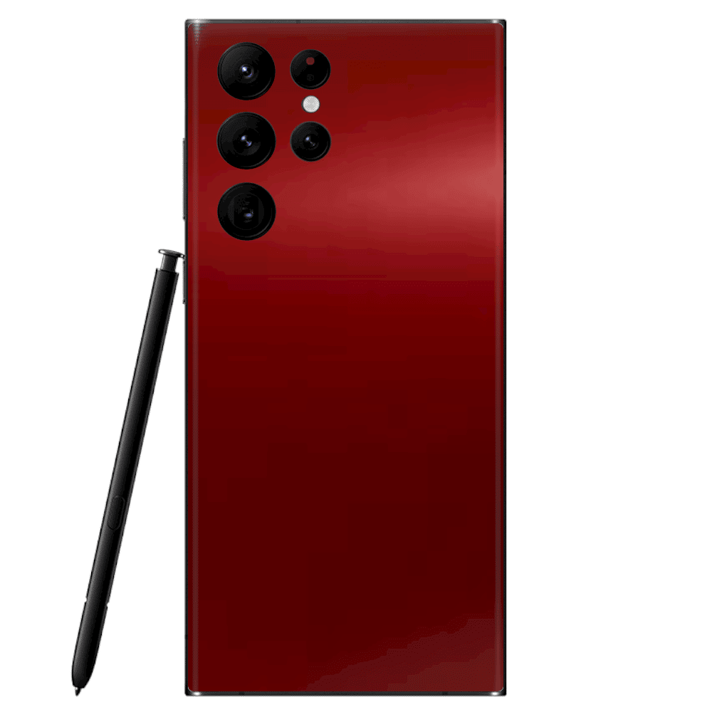 Galaxy S22 Skin Satin Vampire Red