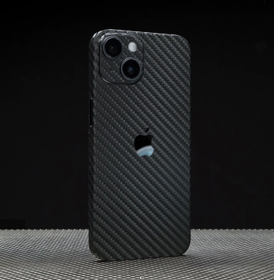 iPhone 15 Pro Max Skin Carbon Schwarz