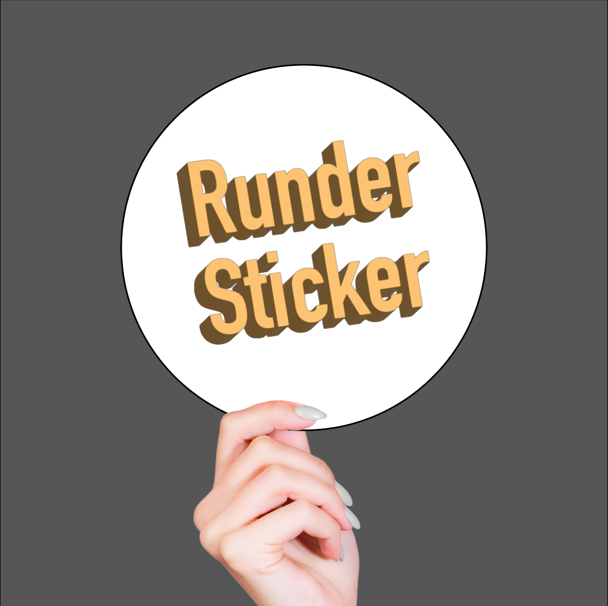 Custom Sticker RUND
