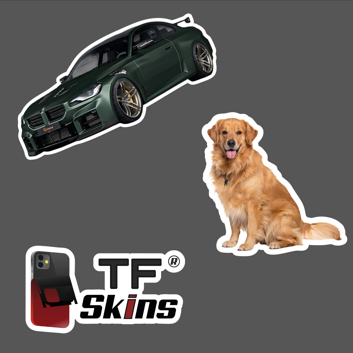Custom Sticker Konturgeschnitten