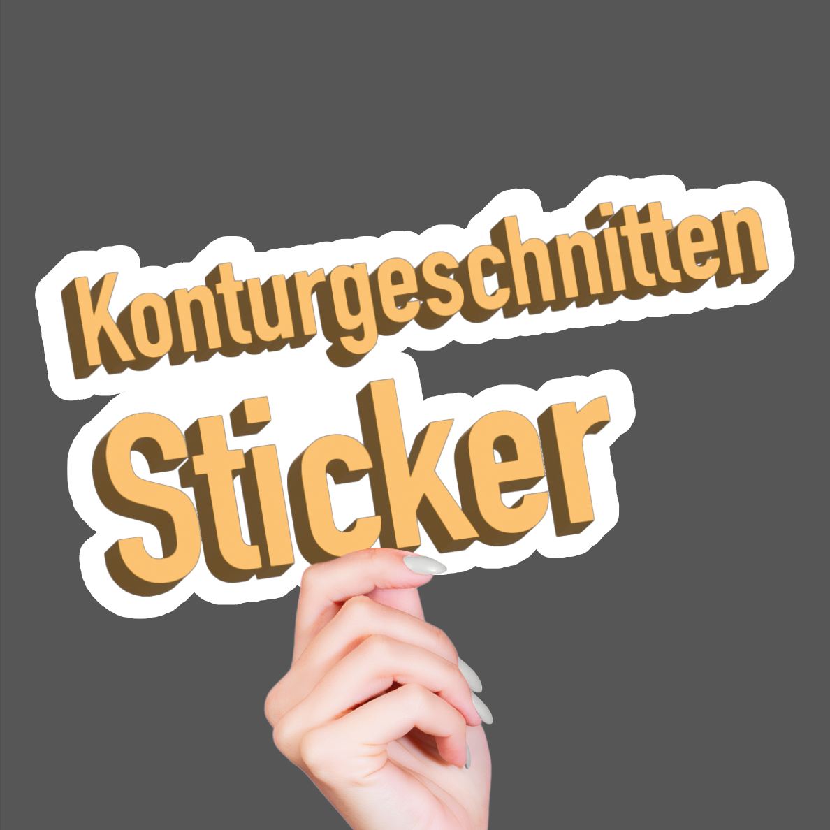 Custom Sticker Aufkleber kontergeschnitten mit eigenem Design. Aufkleber mit eigenem Design