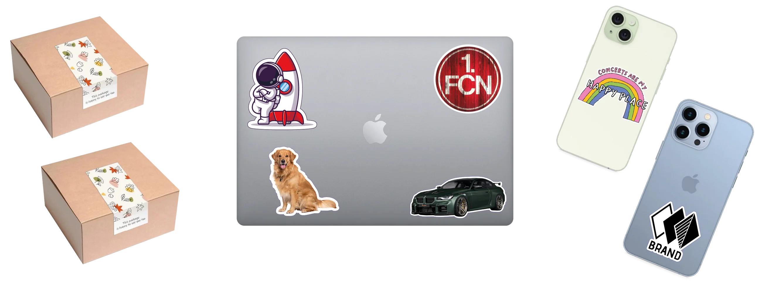 Custom Sticker drucken lassen – Individuelle Aufkleber nach Wunschform