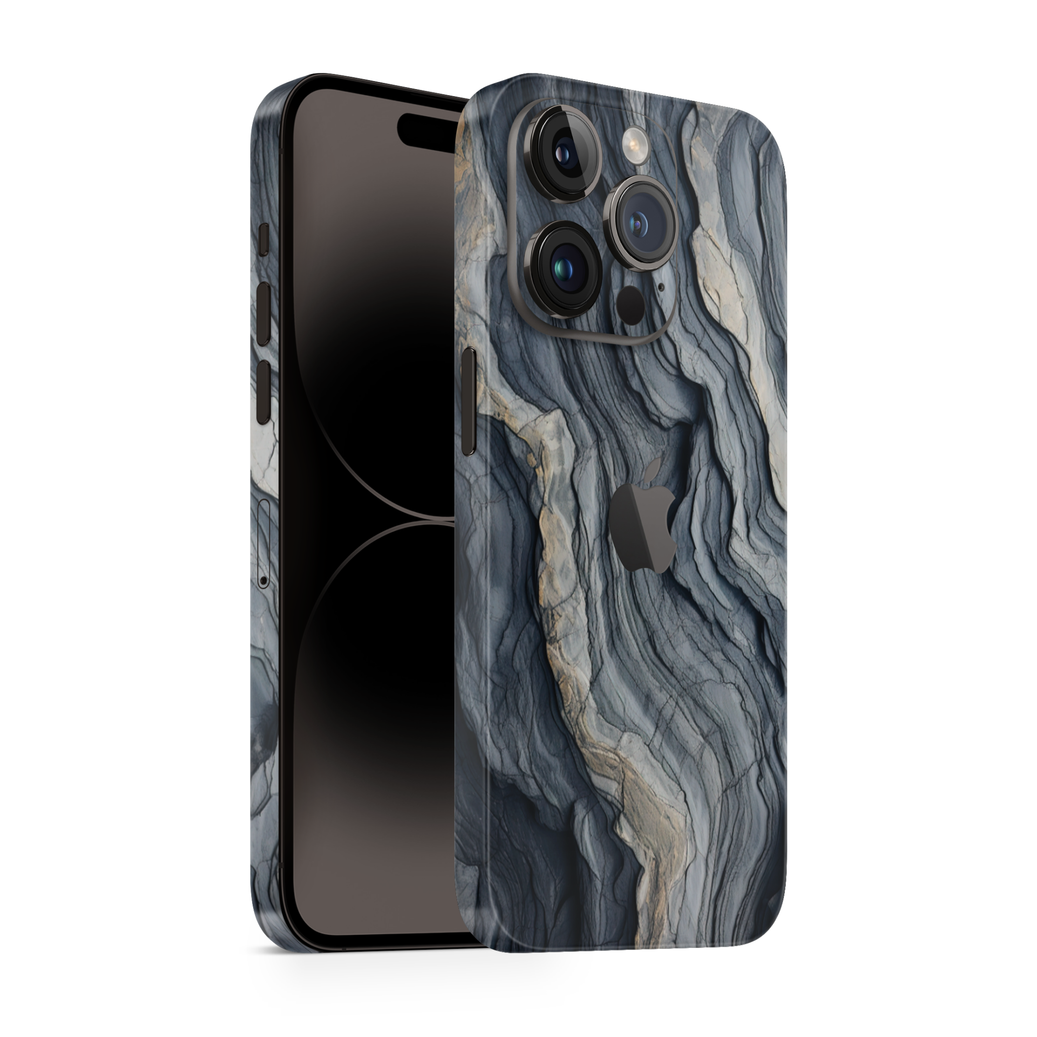 iPhone 14 pro Skin Black Rock