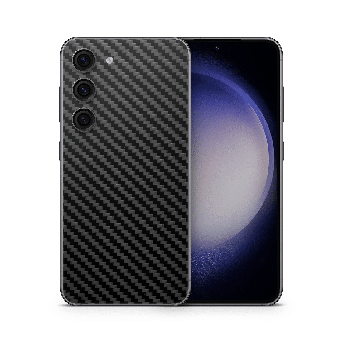 Galaxy S23 Skin Carbon Schwarz
