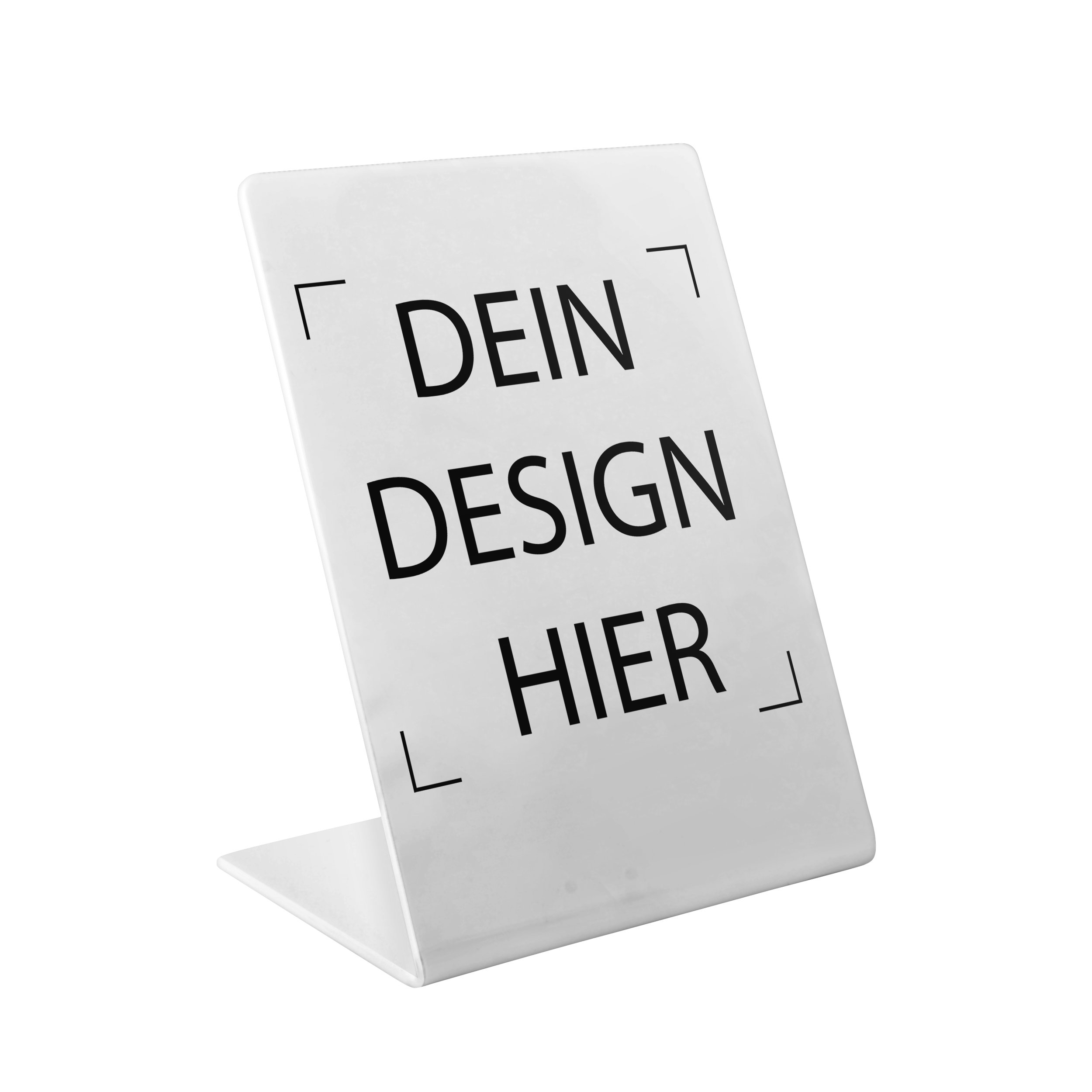 Bewertungs Aufsteller Schild für Unternehmen Läden Shops Restaurants. QR Code und NFC eigenes Design