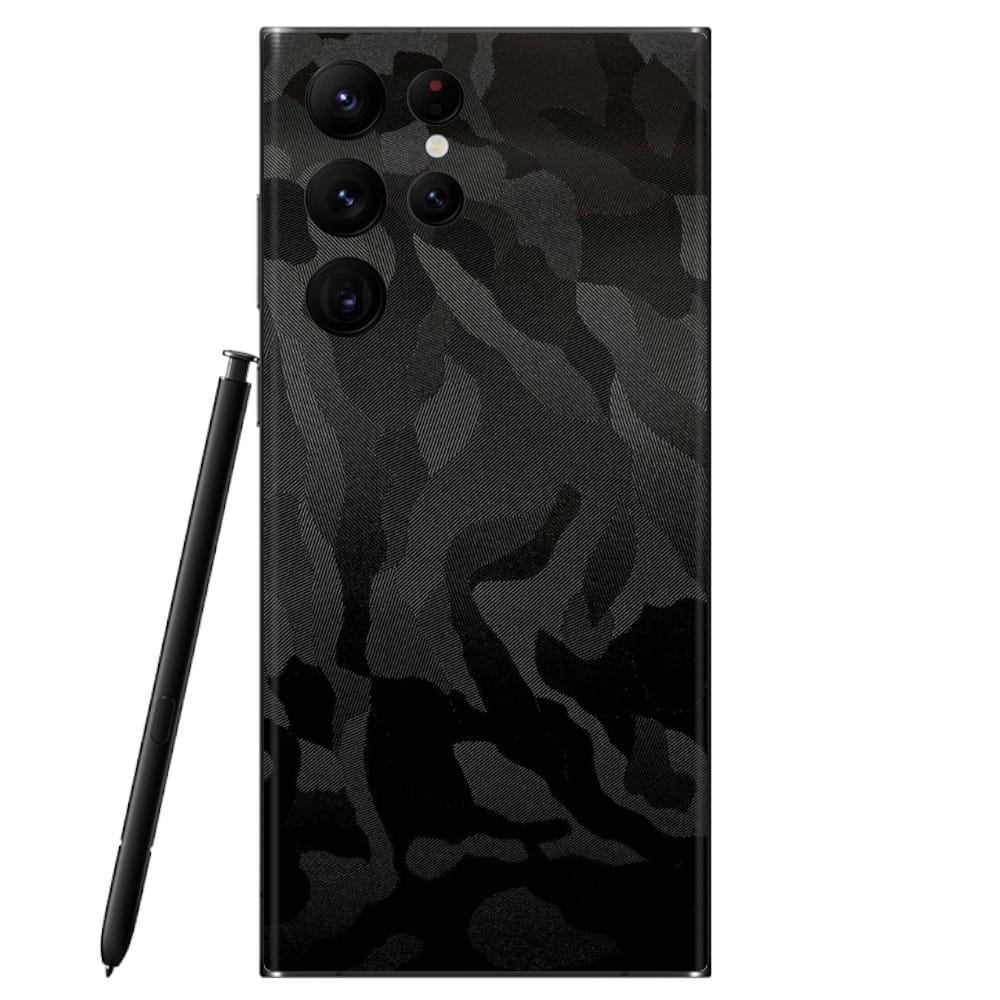 Galaxy S22 Skin Shadow Black - TF Skins UG