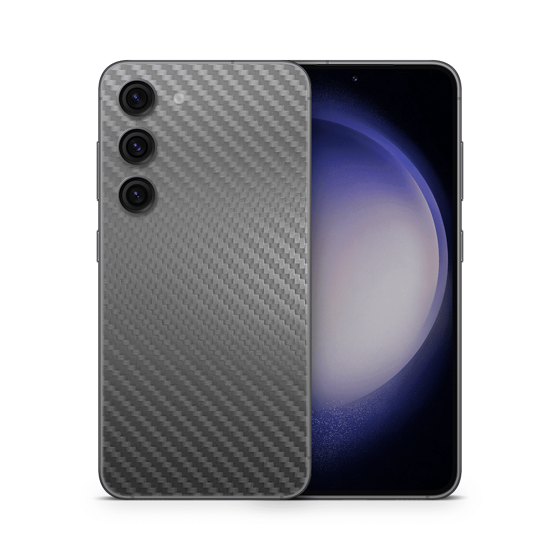 Galaxy S23 Skin Carbon Anthrazit - TF Skins UG
