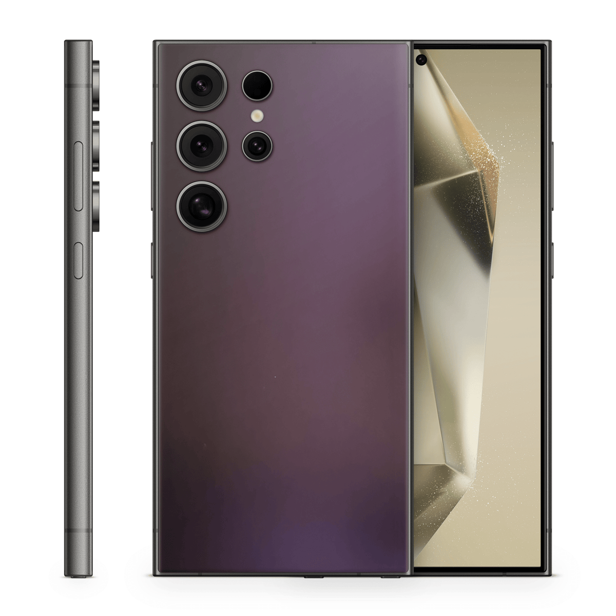 Galaxy S24 Ultra Skin Matte Purple Black - TF Skins UG