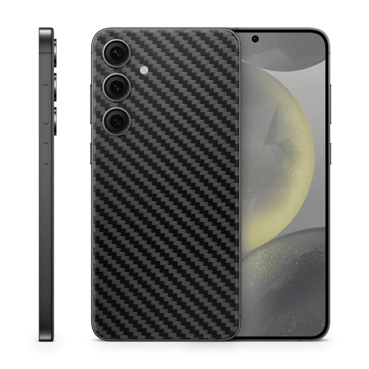 Galaxy S25 Skin Carbon Schwarz - TF Skins UG