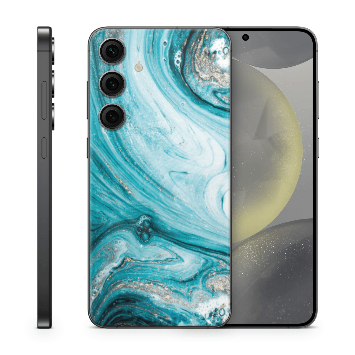 Galaxy S25 Skin Liquid Blue - TF Skins UG