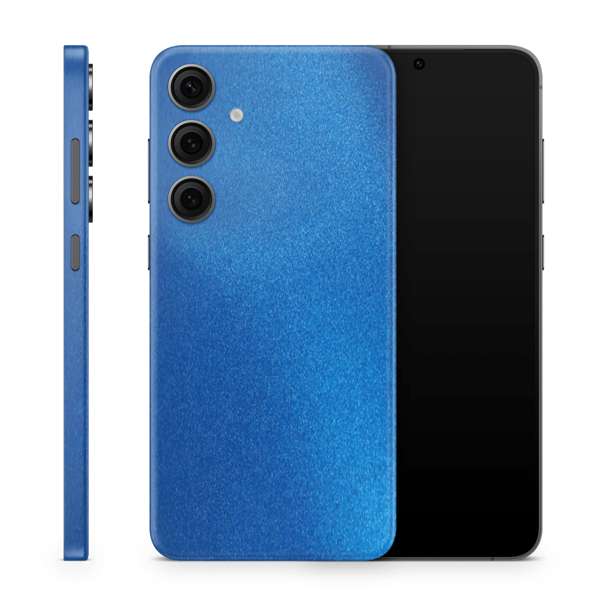 Galaxy S25 Skin Matte Blau Metallic - TF Skins UG