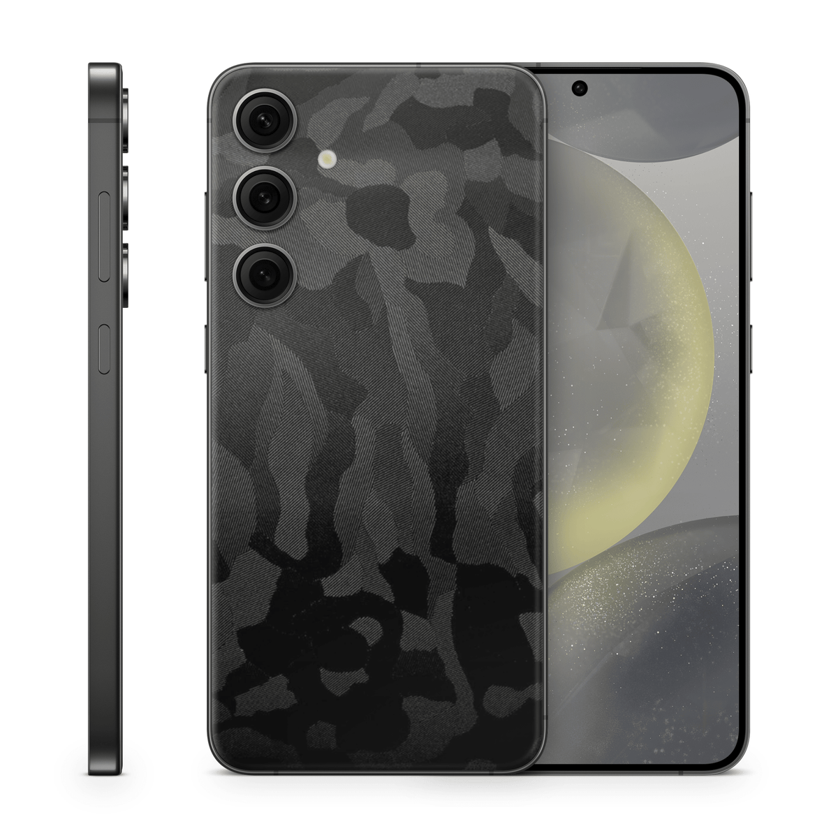 Galaxy S25 Skin Shadow Black - TF Skins UG