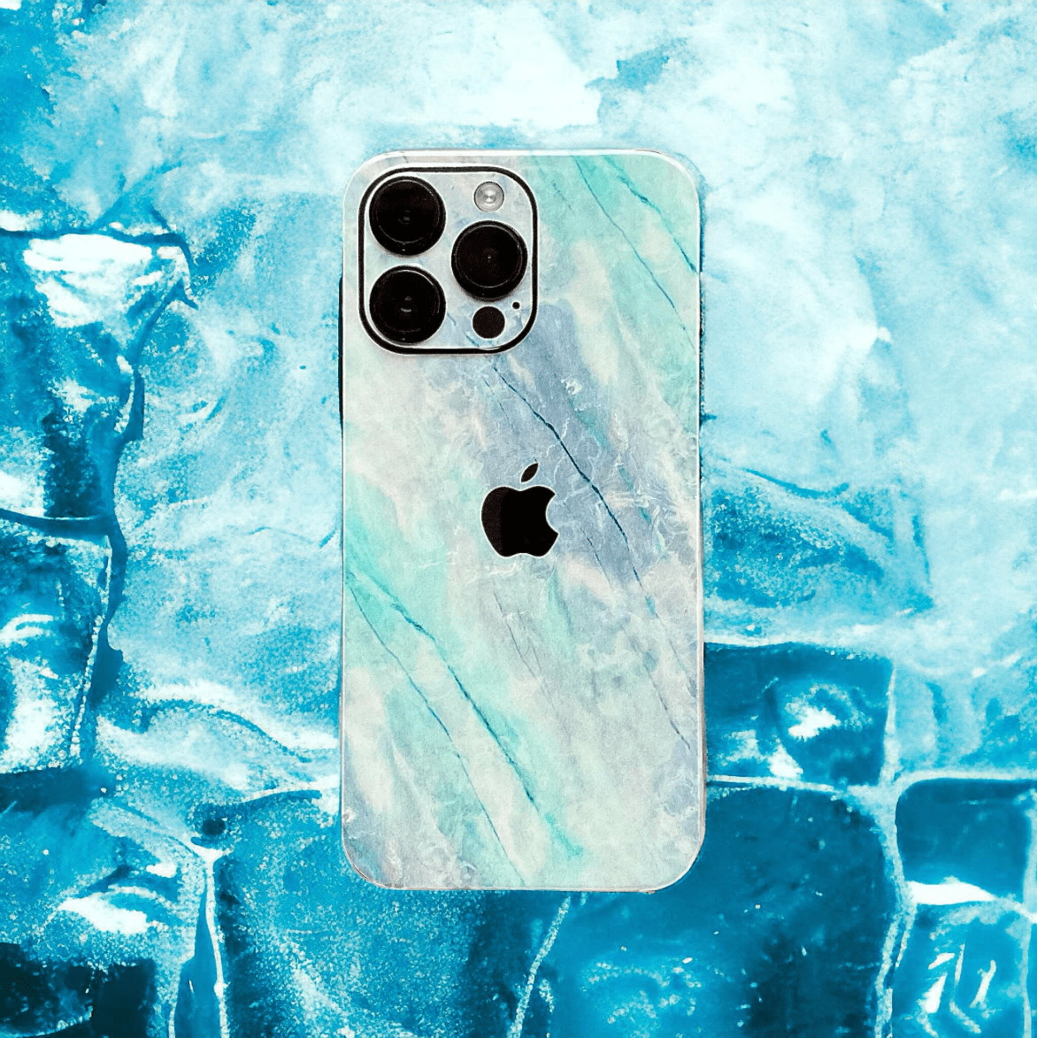 iPhone 12 Pro Max Skin Ice Blue - TF Skins UG