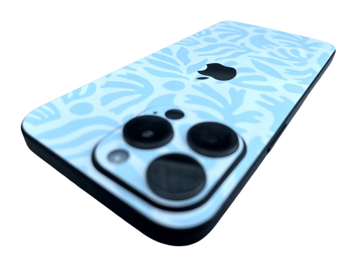 iPhone 12 Skin Koralle Blau - TF Skins UG