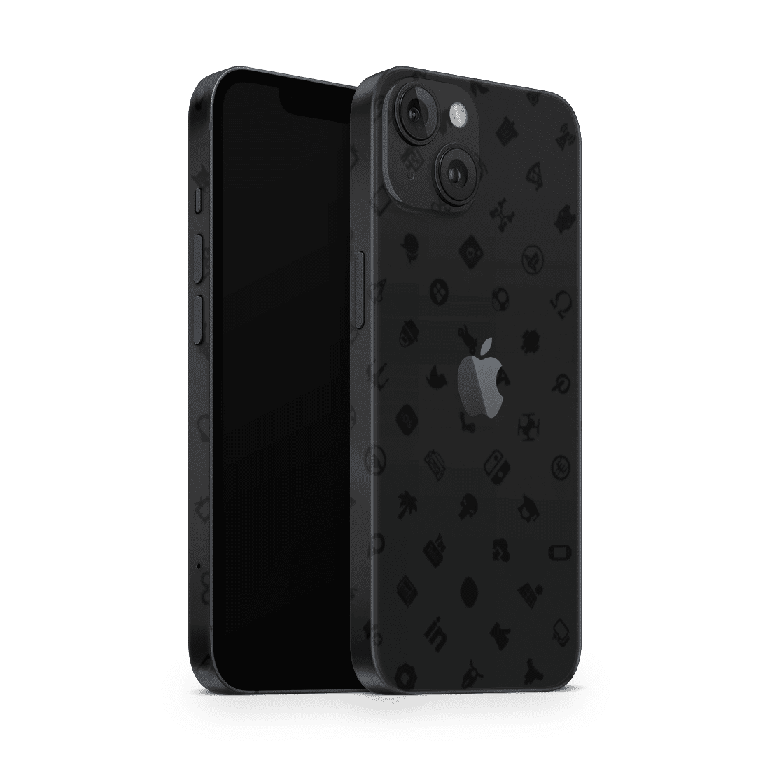 iPhone 13 Skin ICONS Black - TF Skins UG