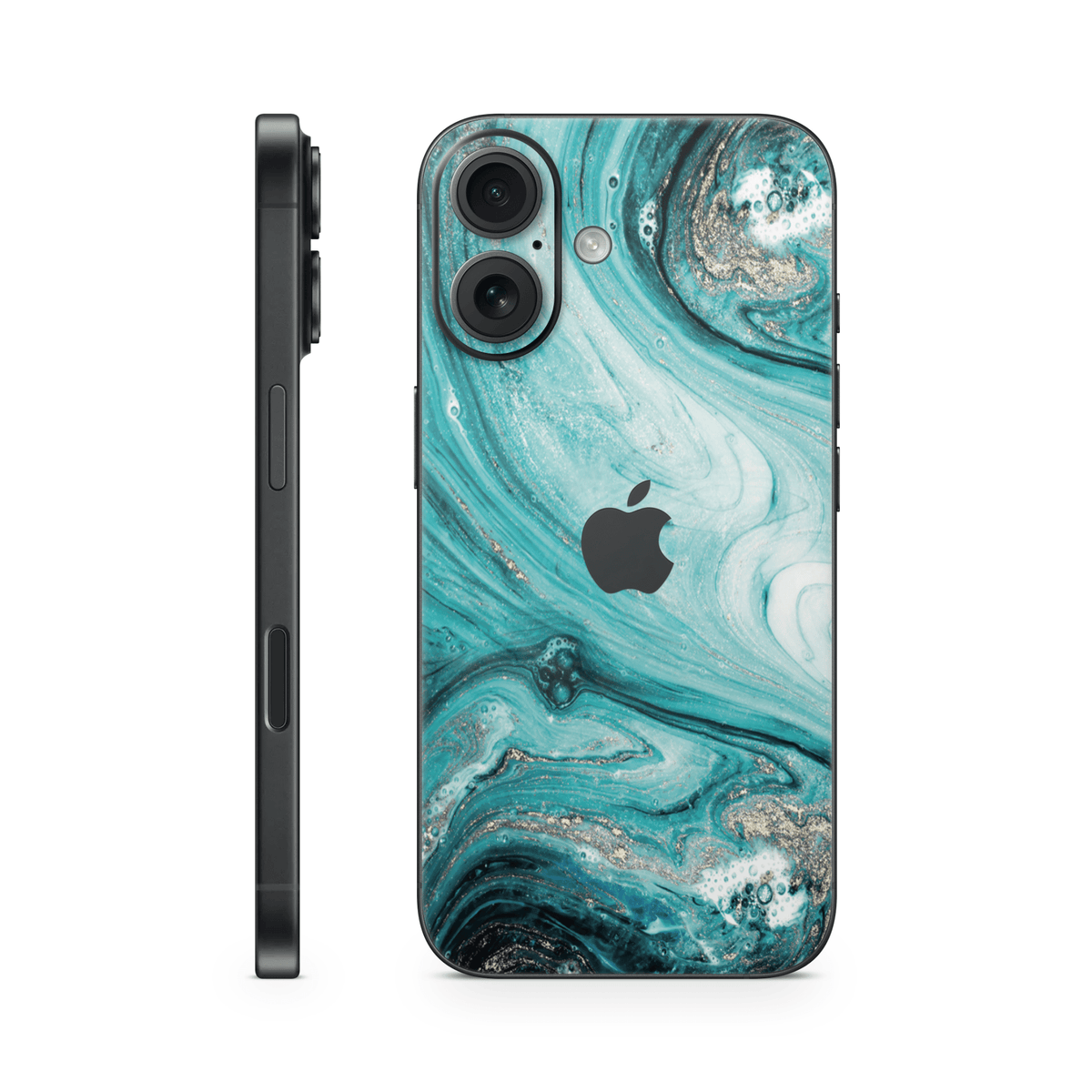 iPhone 16 Skin Liquid Blue - TF Skins UG