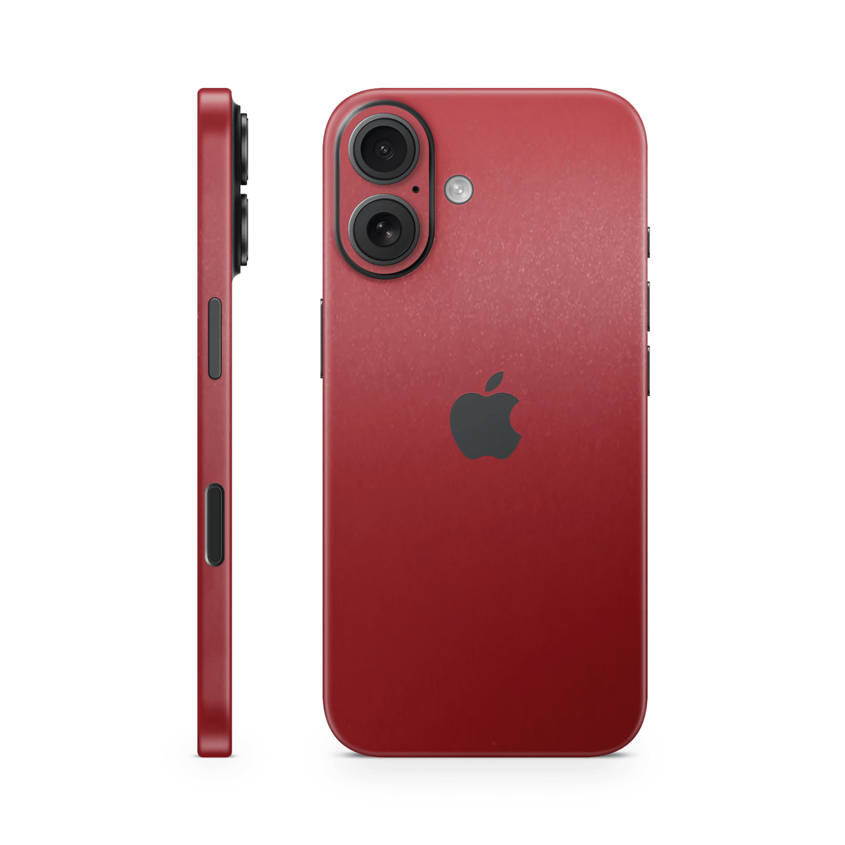 iPhone 16 Skin Matt Rot Metallic - TF Skins UG