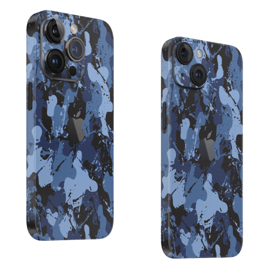 iPhone Skin Camo Blue - TF Skins UG