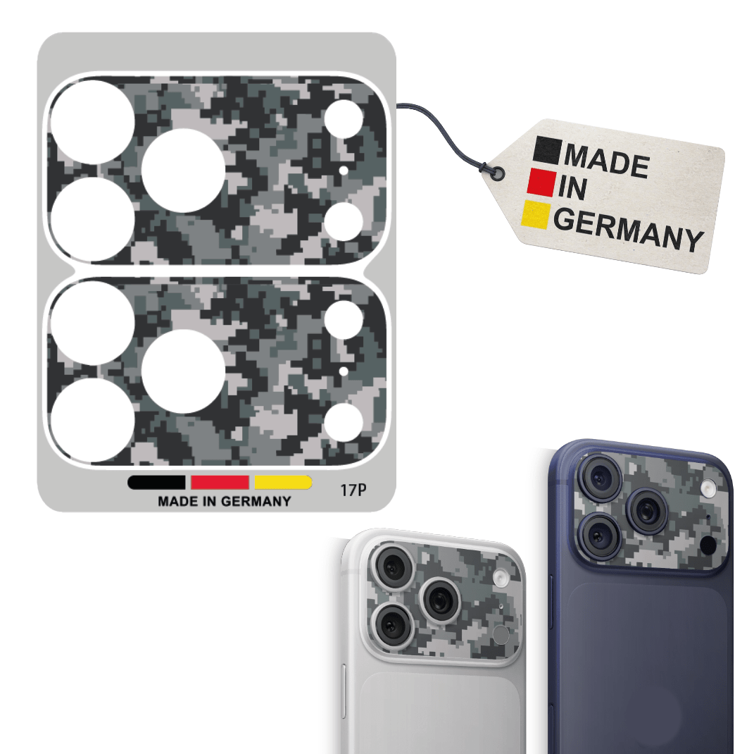 Kamera Aufkleber für iPhone 17 Pro – Schutzfolie fürs Kameraplateau – Kratzschutz & Anti-Fingerprint - TF Skins UG