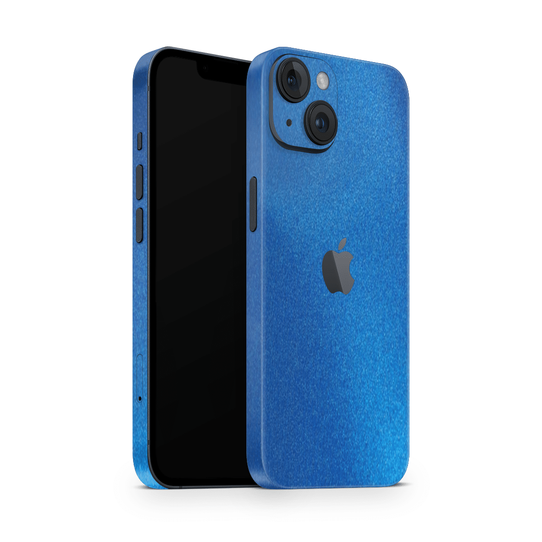 iPhone 15 Skin Matt Blau Metallic
