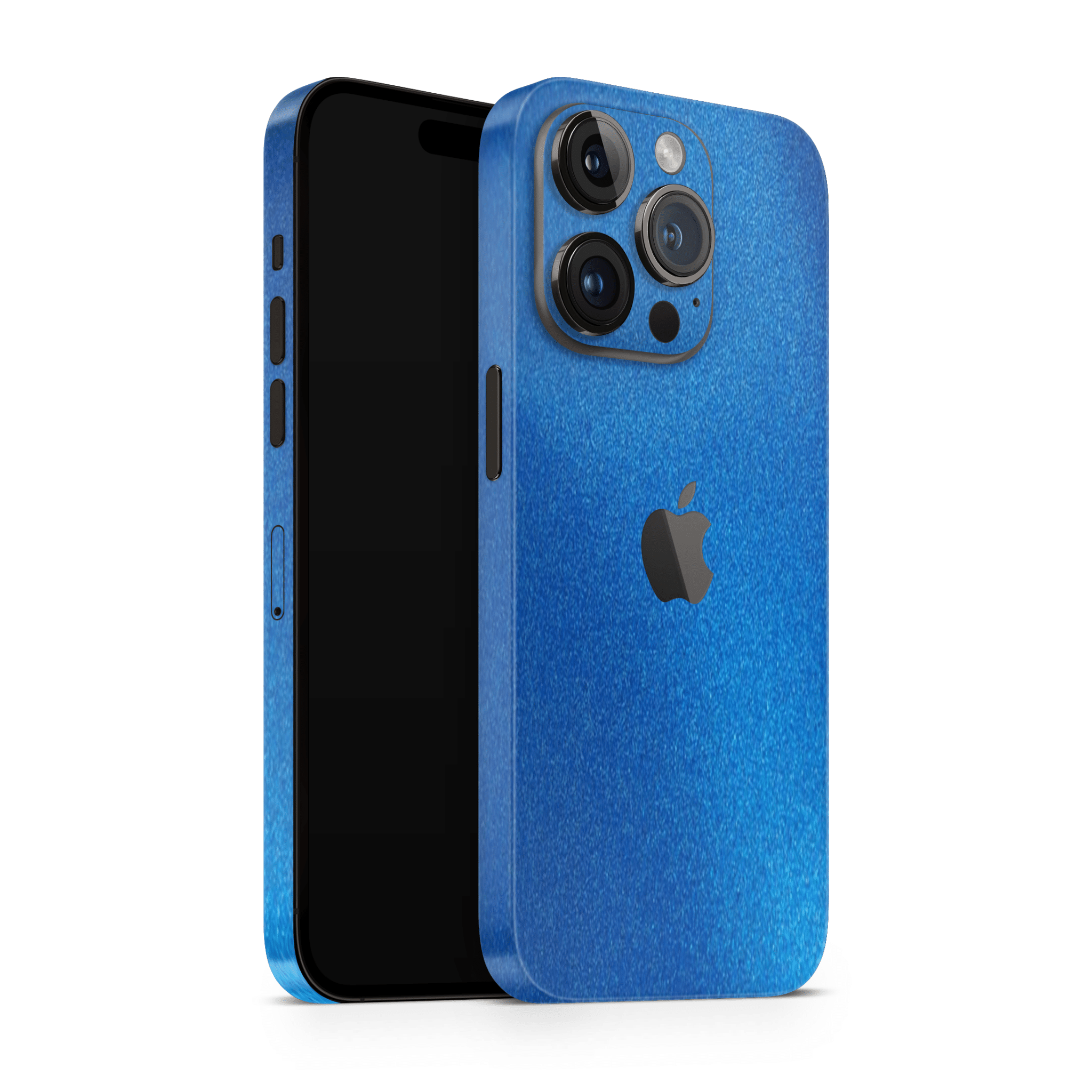 iPhone 15 Pro Max Skin Matt Blau Metallic