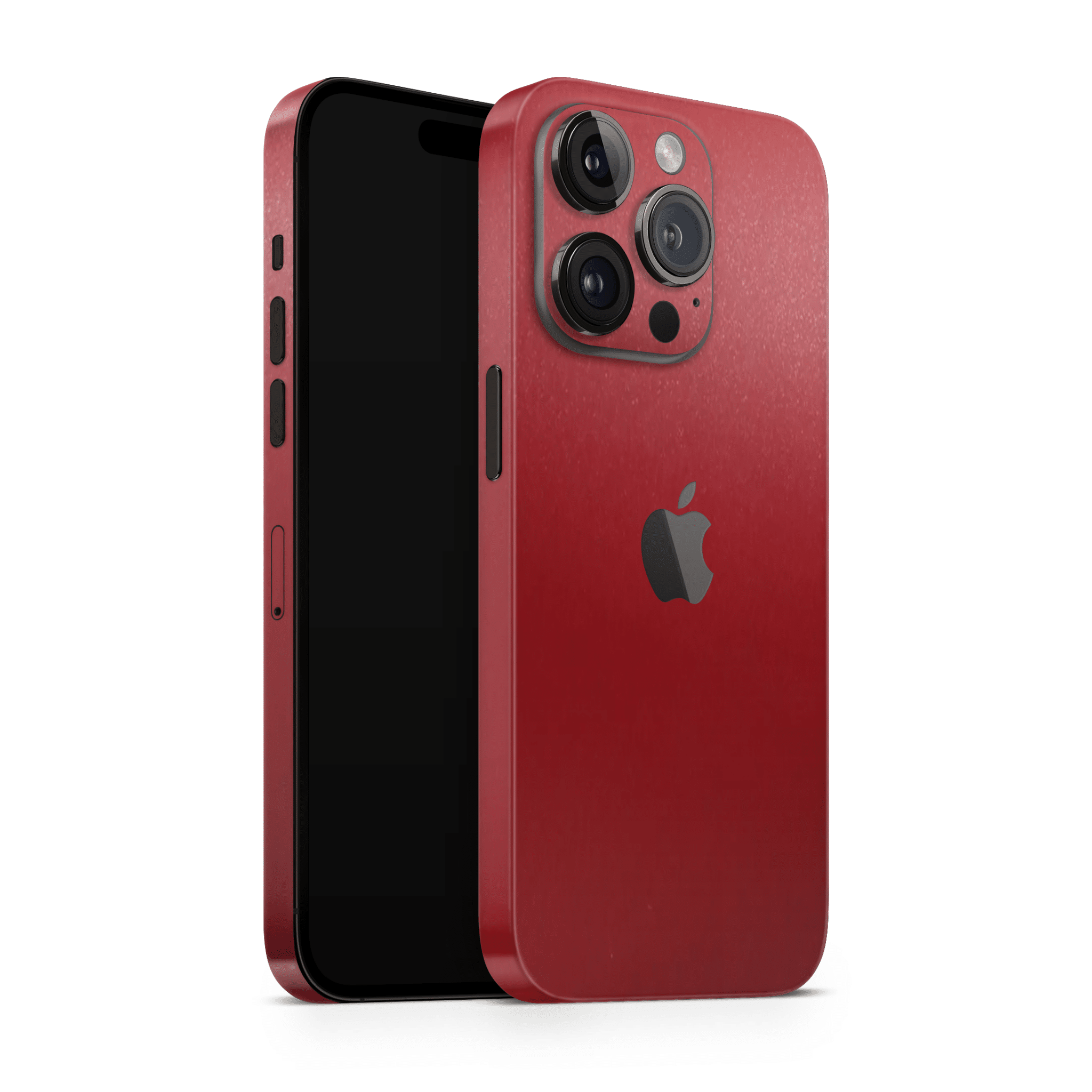 iPhone 15 Pro Max Skin Matt Rot Metallic