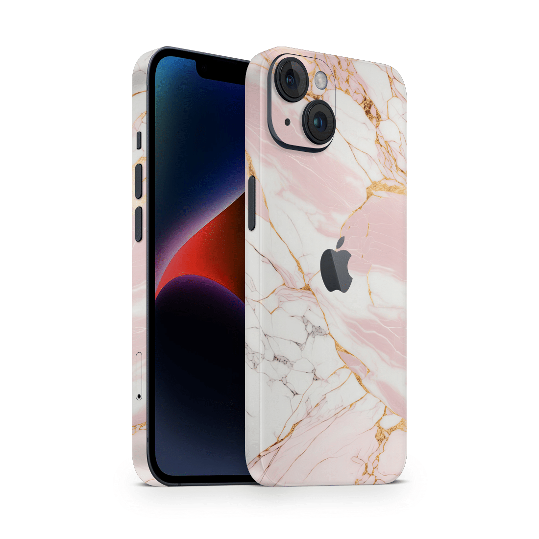 iPhone 14 Skin Pink Marble