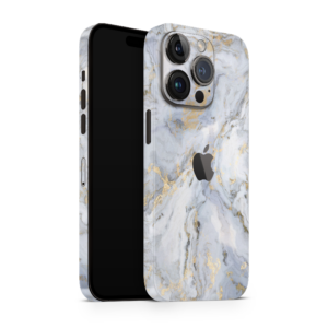 iPhone 13 14 pro max skin wrap gold marble