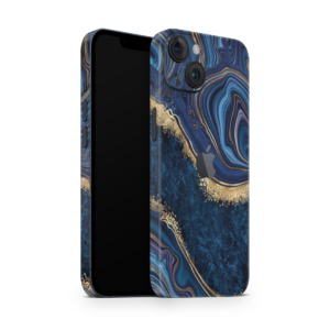 iPhone 13 14 Skin Wrap Schutzfolie luxury blue