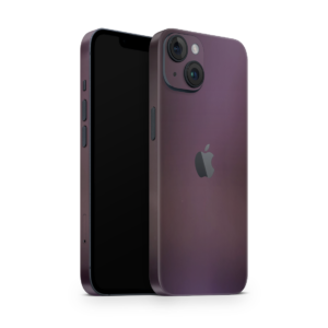 iPhone 13 14 Skin Wrap Schutzfolie purple black