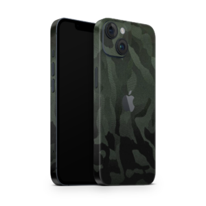 iPhone 13 14 Skin Wrap Schutzfolie shadow green